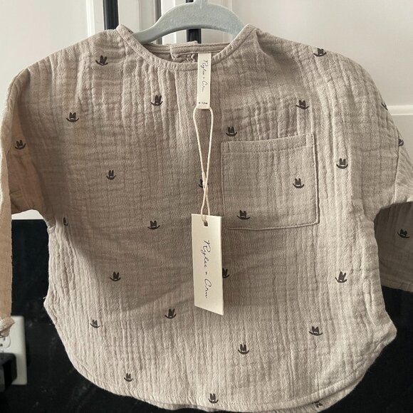 Rylee + Cru Other - Rylee + Cru Jack long sleeve shirt -Rancher size 6-12M
